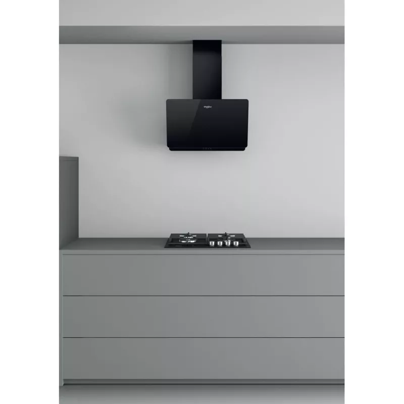 Whirlpool AKR 65F LM K Sienas stiprinājuma Melna 375 m³/h