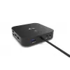 i-tec USB-C HDMI DP dokstacija ar strāvas padevi 100 W