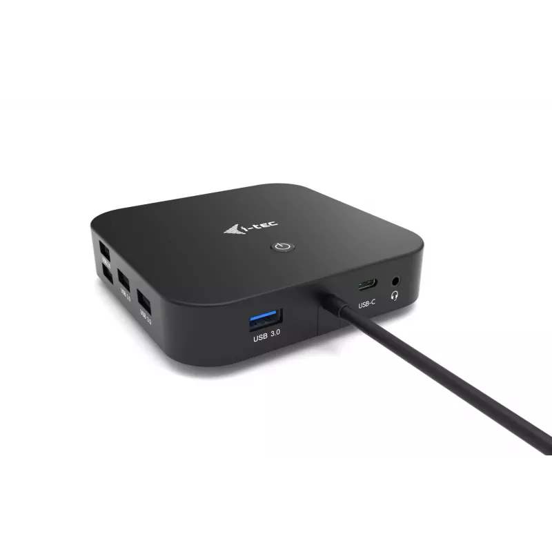i-tec USB-C HDMI DP dokstacija ar strāvas padevi 100 W