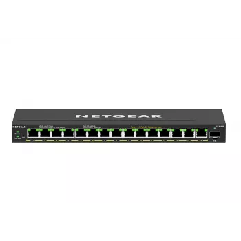 NETGEAR GS316EP-100PES tīkla slēdzis Pārvaldīts Gigabit Ethernet (10/100/1000) Power over Ethernet (PoE) Melns