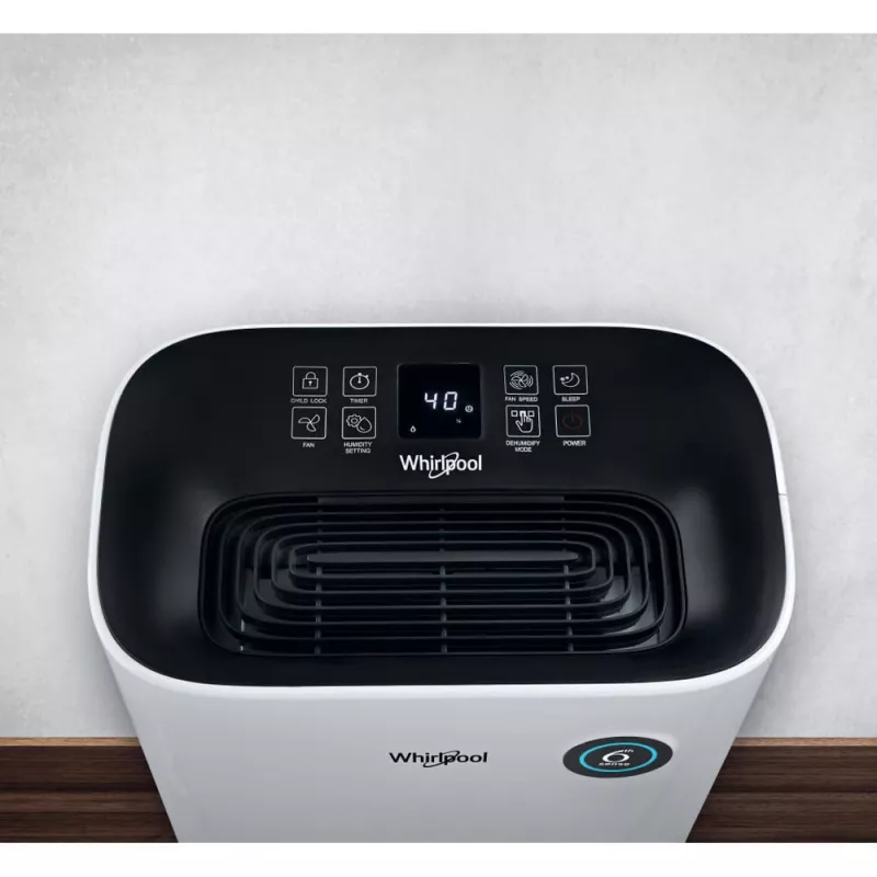Gaisa sausinātājs Whirlpool DE20W5252 6,5 l 44 dB 420 W melns balts