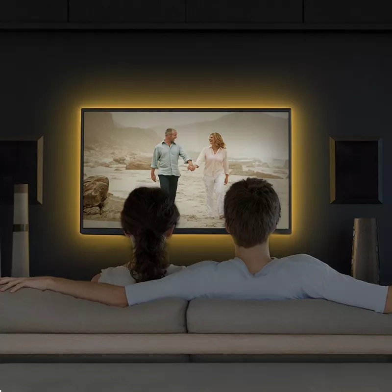 TP-Link Tapo Smart Wi-Fi gaismas lente, universāla lentes gaisma, atmosfēra, iekštelpām/ārtelpām, līmlente, daudzkrāsaina, mainīga