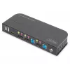 DIGITUS KVM slēdzis, 2x1 DP, DP/HDMI izeja, USB 4Kx2K@60Hz