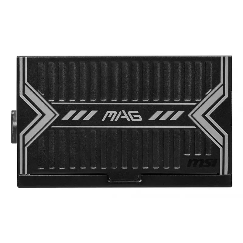 MSI MAG A550BN UK barošanas bloks '550W, 80 Plus Bronze sertificēts, 12V viena sliede, līdzstrāvas-līdzstrāvas ķēde, 120mm ventilators, nemodulārs, apvalkotie kabeļi, ATX barošanas bloks, UK strāvas vads, melns'