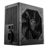 MSI MAG A550BN UK barošanas bloks '550W, 80 Plus Bronze sertificēts, 12V viena sliede, līdzstrāvas-līdzstrāvas ķēde, 120mm ventilators, nemodulārs, apvalkotie kabeļi, ATX barošanas bloks, UK strāvas vads, melns'
