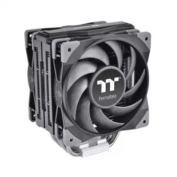 Procesora dzesētājs THERMALTAKE Toughair 510, divi 120 mm ventilatori, 4 siltuma caurules, 159,5×98,8×123,6 mm, melns
