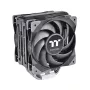 Procesora dzesētājs THERMALTAKE Toughair 510, divi 120 mm ventilatori, 4 siltuma caurules, 159,5×98,8×123,6 mm, melns