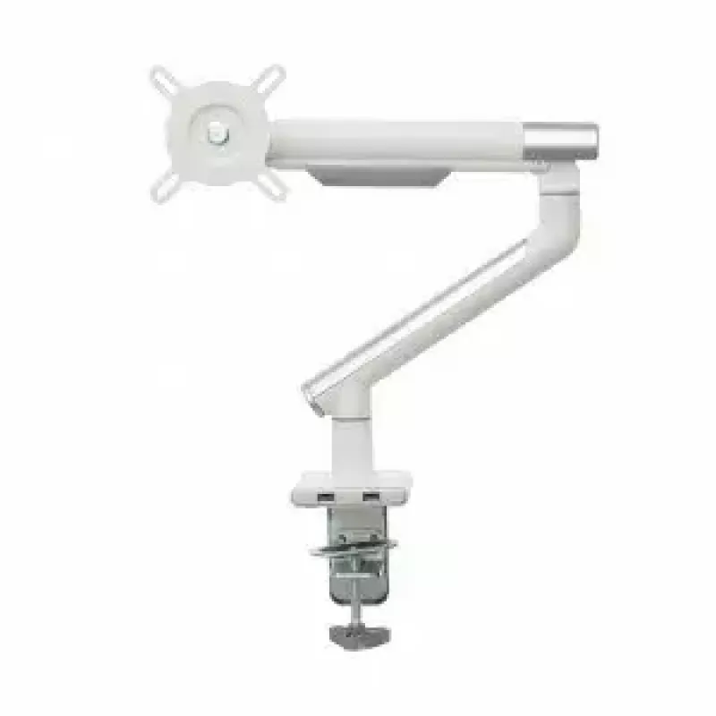 Monitora galda stiprinājums ART RAMM L-19GD 17–32 collu monitoriem, gāzes palīdzība, 2–9 kg, 2x USB 3.0, balts, skava