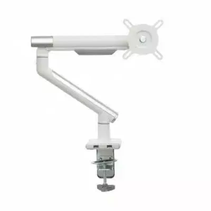 Monitora galda stiprinājums ART RAMM L-19GD 17–32 collu monitoriem, gāzes palīdzība, 2–9 kg, 2x USB 3.0, balts, skava