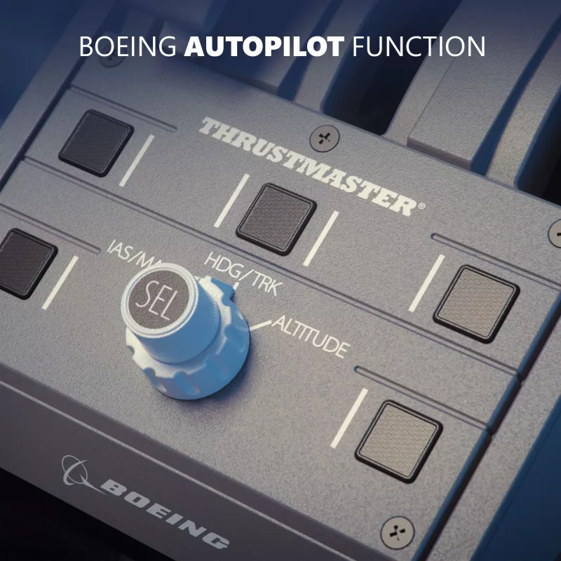 Thrustmaster TCA Quadrant Boeing Edition pelēka USB Joystick PC, Xbox, Xbox One X, Xbox Series S