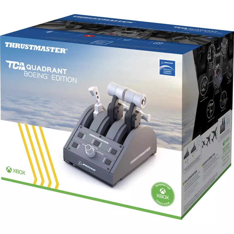 Thrustmaster TCA Quadrant Boeing Edition pelēka USB Joystick PC, Xbox, Xbox One X, Xbox Series S