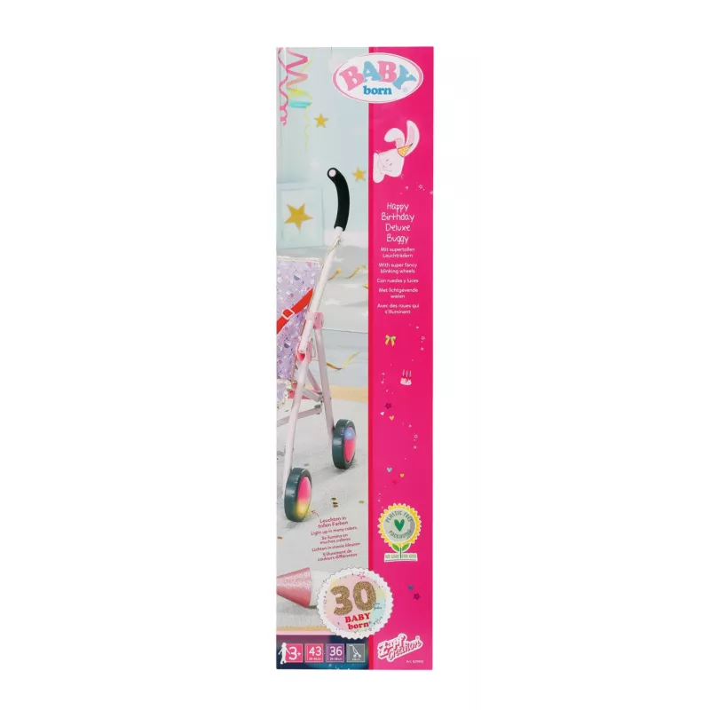 BABY born Happy Birthday Deluxe Buggy leļļu ratiņi