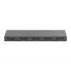 DIGITUS Ultra Slim HDMI Sadalītājs, 1x4, 4K/60Hz HDR, HDCP 2.2, 18 Gbps, Micro USB barošana