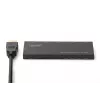 DIGITUS Ultra Slim HDMI Sadalītājs, 1x4, 4K/60Hz HDR, HDCP 2.2, 18 Gbps, Micro USB barošana
