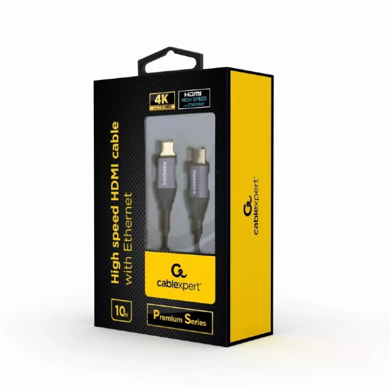 GEMBIRD High Speed HDMI kabelis with Ethernet - Premium Series, 10m