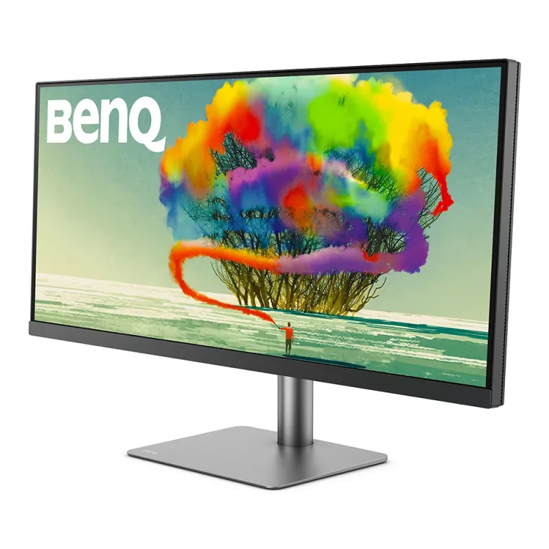 BenQ PD3420Q datora monitors 86,4 cm (34 colli) 3440 x 1440 pikseļi Quad HD LED Pelēks