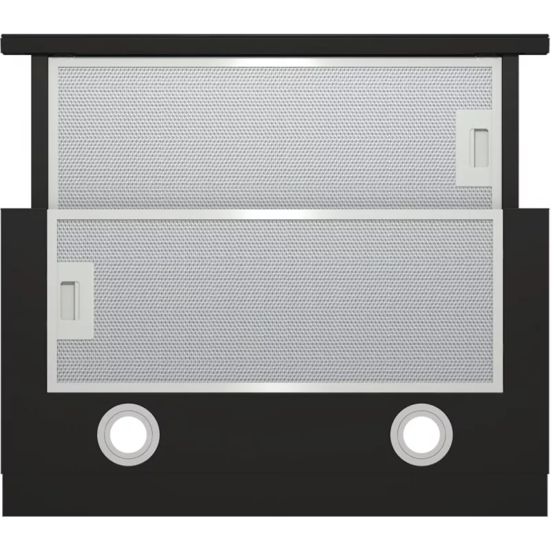 Gorenje TH64E4BG Daļēji iebūvējams (izvelkams) Melns 450 m³/h
