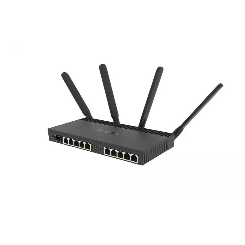 MIKROTIK Wireless Router - Rb4011igs+5hacq2hnd-ingigabit Ethernet Dual-band (2.4 GHz / 5 GHz) Melns