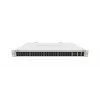 Pārvaldāms L2 Gigabit Ethernet komutators MikroTik CRS354-48G-4S+2Q+RM — 48x Gigabit RJ-45, 4x SFP+, 2x QSFP+, 10G, montējams statnē