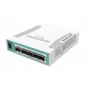 Tīkla slēdzis MikroTik CRS106-1C-5S — 5× Gigabit RJ-45, 5× SFP, PoE, 30V DC