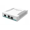 Tīkla slēdzis MikroTik CRS106-1C-5S — 5× Gigabit RJ-45, 5× SFP, PoE, 30V DC