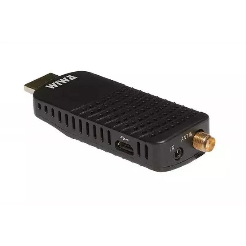 DVB-T/DVB-T2 uztvērējs WIWA H.265 MINI — H.265 HD digitālais virszemes uztvērējs, Full HD, HDMI, USB, 5V/1.5A