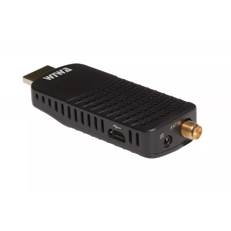 DVB-T/DVB-T2 uztvērējs WIWA H.265 MINI — H.265 HD digitālais virszemes uztvērējs, Full HD, HDMI, USB, 5V/1.5A