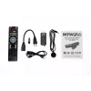 DVB-T/DVB-T2 uztvērējs WIWA H.265 MINI — H.265 HD digitālais virszemes uztvērējs, Full HD, HDMI, USB, 5V/1.5A