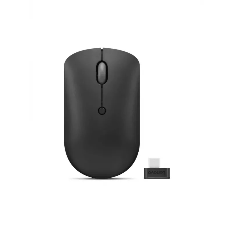 Lenovo 400 pele Office Ambidextrous RF Bezvadu Optiskā 2400 DPI