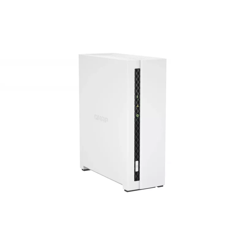 QNAP TS-133 NAS/glabāšanas serveris Tornis Cortex-A55 2 GB DDR4 0 TB QNAP Turbo System Balts