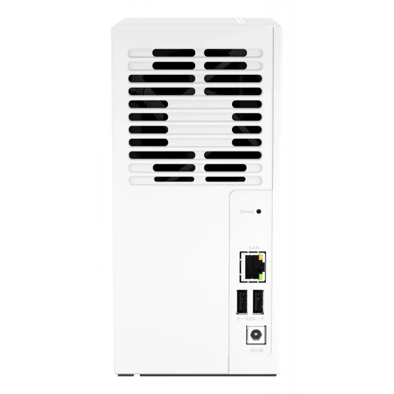 QNAP TS-233 NAS/glabāšanas serveris Tornis ARM Cortex-A55 2 GB 0 TB QNAP QTS Balts