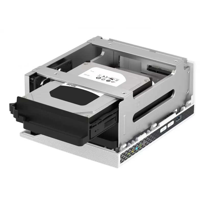 QNAP TS-233 NAS/glabāšanas serveris Tornis ARM Cortex-A55 2 GB 0 TB QNAP QTS Balts