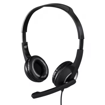 Hama Essential HS 300 austiņas ar vadu, galvas lentes stiprinājums, zvaniem/mūzikai, pelēkas