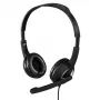 Hama Essential HS 300 austiņas ar vadu, galvas lentes stiprinājums, zvaniem/mūzikai, pelēkas