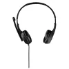 Hama Essential HS 300 austiņas ar vadu, galvas lentes stiprinājums, zvaniem/mūzikai, pelēkas