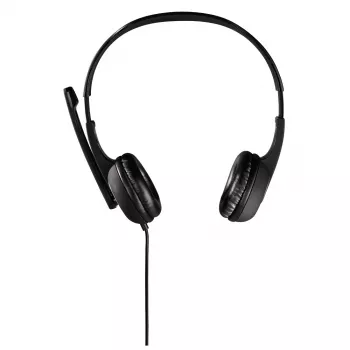 Hama Essential HS 300 austiņas ar vadu, galvas lentes stiprinājums, zvaniem/mūzikai, pelēkas