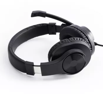 Hama HS-P350 austiņas vadu ar galvas lentu spēlēm melnas