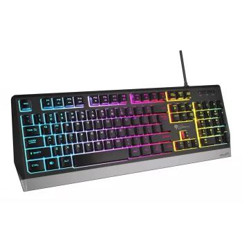 GENESIS Rhod 300 RGB tastatūra Gaming USB QWERTY angļu melna