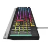GENESIS Rhod 300 RGB tastatūra Gaming USB QWERTY angļu melna