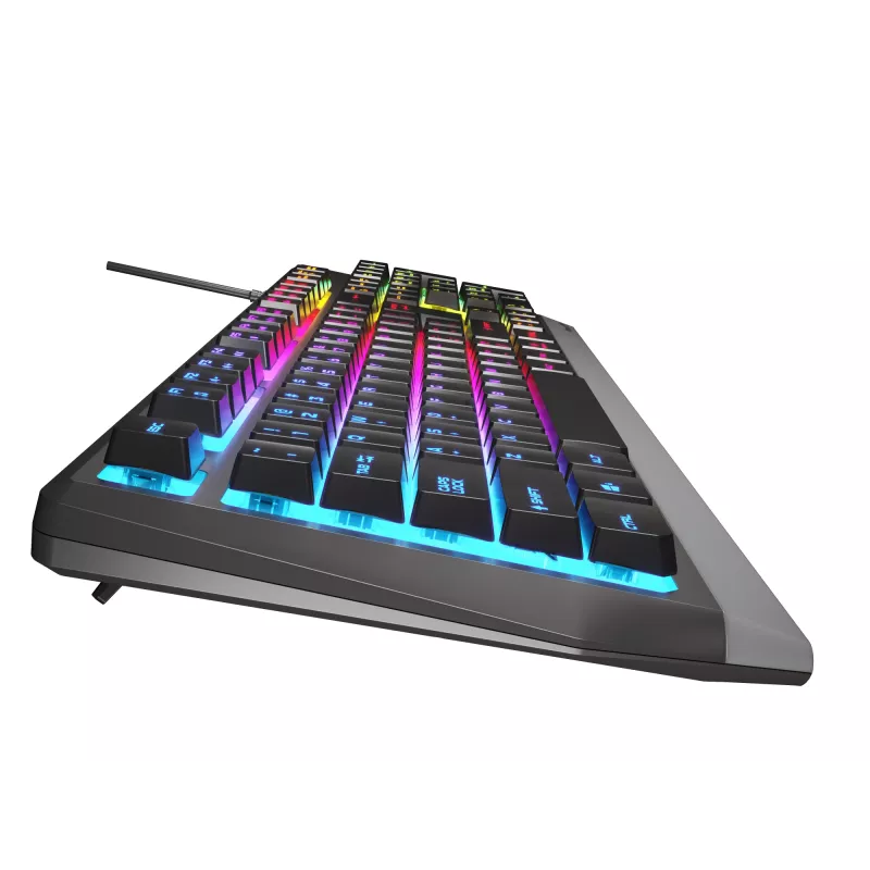 GENESIS Rhod 300 RGB tastatūra Gaming USB QWERTY angļu melna