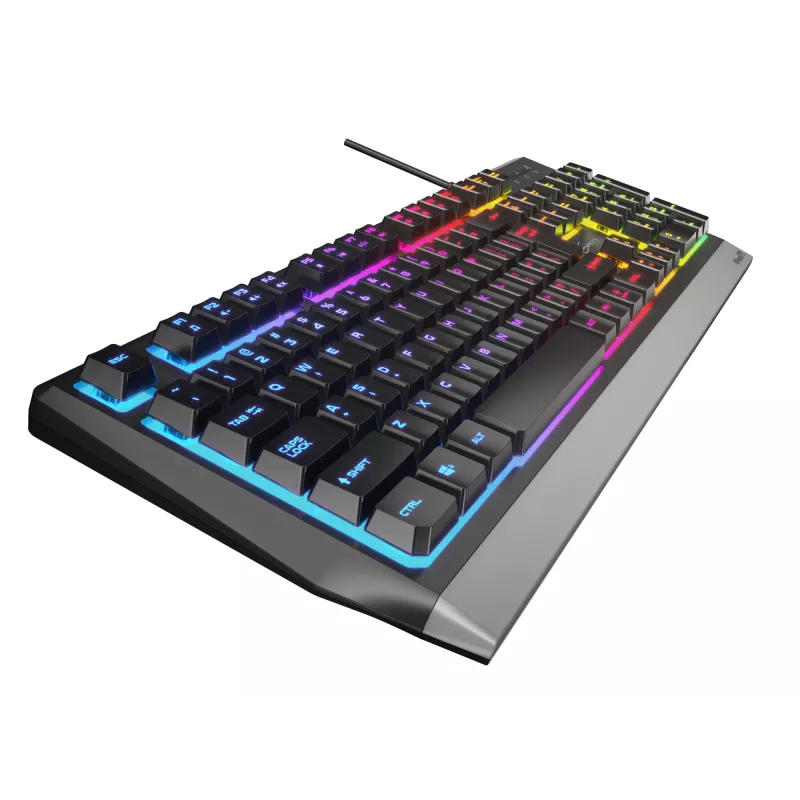 GENESIS Rhod 300 RGB tastatūra Gaming USB QWERTY angļu melna