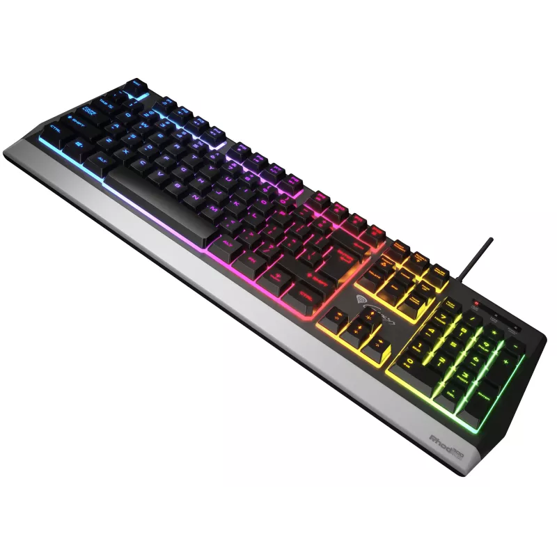 GENESIS Rhod 300 RGB tastatūra Gaming USB QWERTY angļu melna