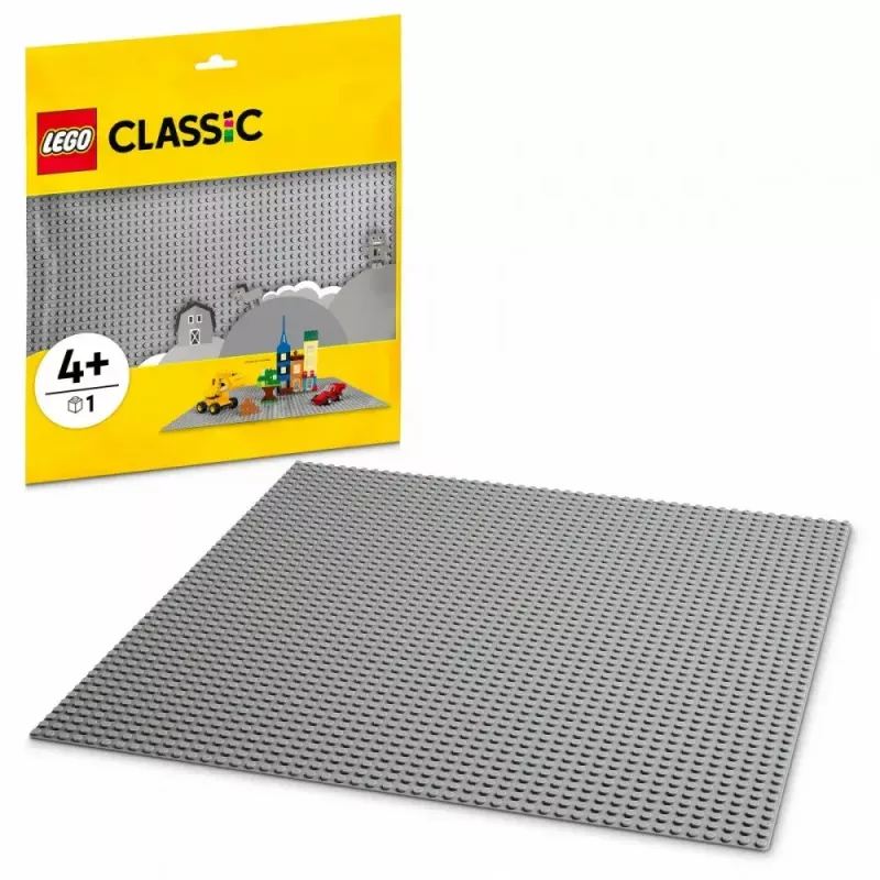LEGO būvplāksne 11024 — Classic pelēkā pamatplāksne 48x48 tapas (380 × 380 mm)