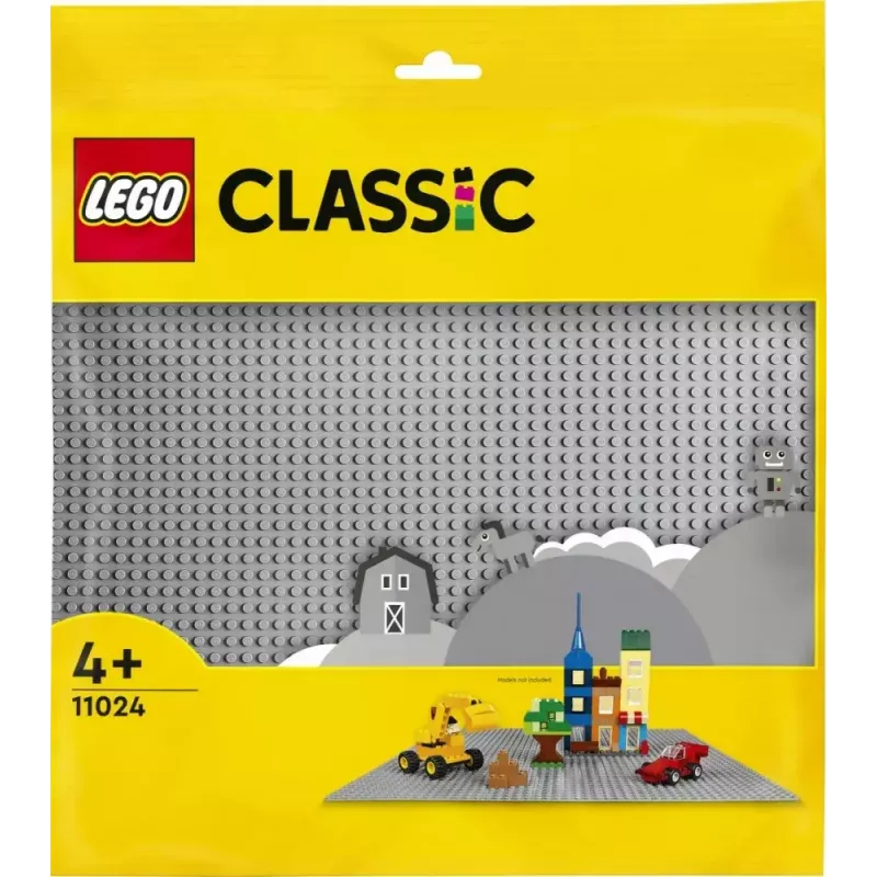 LEGO būvplāksne 11024 — Classic pelēkā pamatplāksne 48x48 tapas (380 × 380 mm)