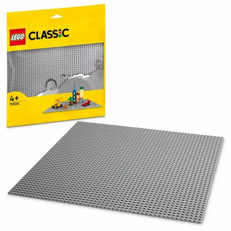LEGO būvplāksne 11024 — Classic pelēkā pamatplāksne 48x48 tapas (380 × 380 mm)