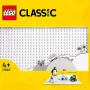 LEGO celtniecības plāksne 11026 — pamatplāksne 32x32 tapas, balta