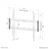 TV sienas stiprinājums Neomounts WL30-550BL16 maks. 60 kg 42-86 collas VESA 100x100-600x400