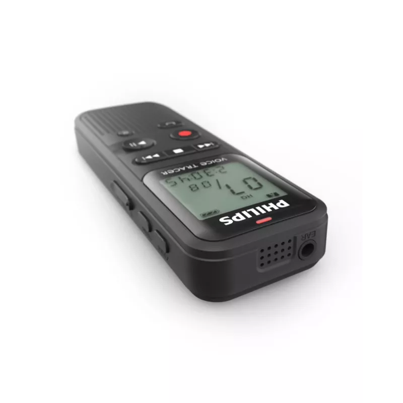 Philips VoiceTracer 8 kHz Melns