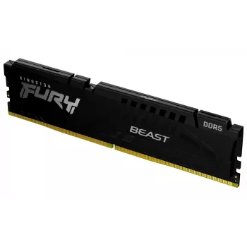 Kingston Technology FURY Beast 32GB 5200MT/s DDR5 CL40 DIMM Melns