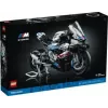 LEGO Technic motocikla modelis BMW M1000RR 42130 ar detalizētu dzinēju un strādājošu balstiekārtu